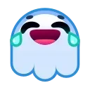 Стикер 3 из набора «Ghost Emoji @TgEmojis»