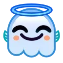 Стикер 5 из набора «Ghost Emoji @TgEmojis»