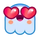 Стикер 8 из набора «Ghost Emoji @TgEmojis»