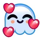 Стикер 9 из набора «Ghost Emoji @TgEmojis»