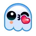 Стикер 10 из набора «Ghost Emoji @TgEmojis»
