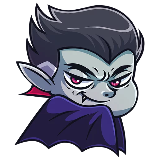Стикер 2 из набора «Граф Дракула:: @Stickers_of_Telegram»