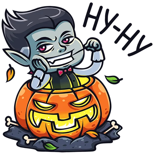 Стикер 14 из набора «Граф Дракула:: @Stickers_of_Telegram»