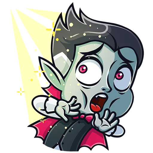 Стикер 15 из набора «Граф Дракула:: @Stickers_of_Telegram»