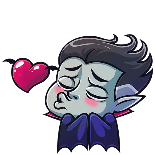 Стикер 9 из набора «Граф Дракула:: @Stickers_of_Telegram»