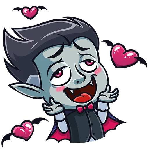 Стикер 10 из набора «Граф Дракула:: @Stickers_of_Telegram»
