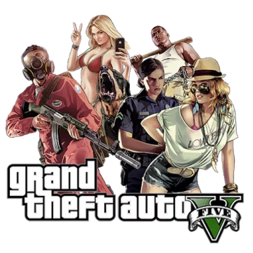 Стикер 19 из набора «GTA Mega Pack»