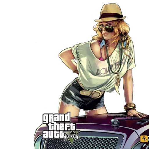 Стикер 20 из набора «GTA Mega Pack»