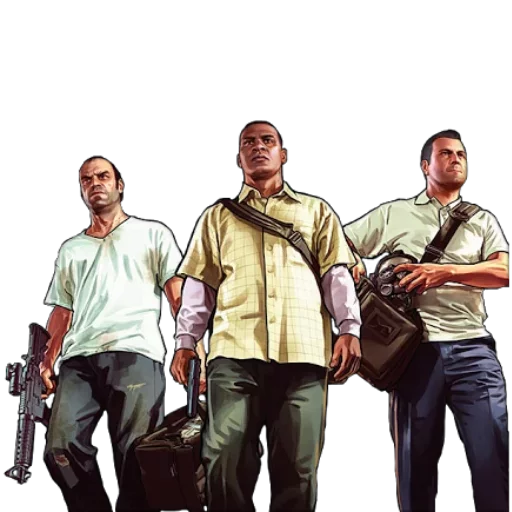 Стикер 5 из набора «GTA Mega Pack»