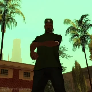 Стикер 13 из набора «GTA SA @pkmstickers»