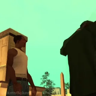 Стикер 16 из набора «GTA SA @pkmstickers»
