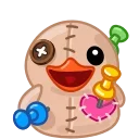 Стикер 12 из набора «Halloween Duck»