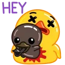 Стикер 5 из набора «Halloween Duck»