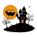 Стикер 5 из набора «Halloween Monsters- @MochaStickers»