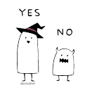 Стикер 10 из набора «Halloween Monsters- @MochaStickers»