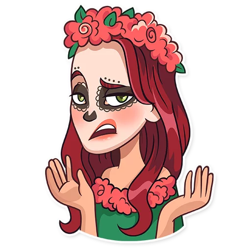 Стикер 11 из набора «Halloween Girl»