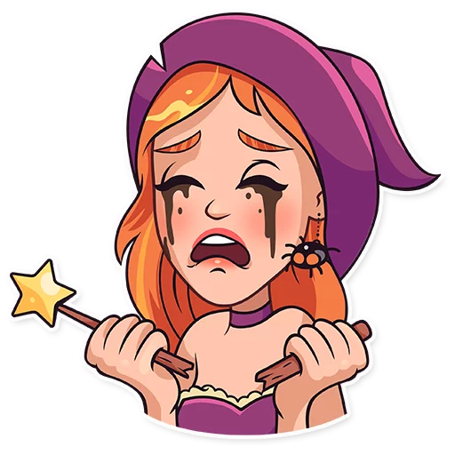 Стикер 17 из набора «Halloween Girl»