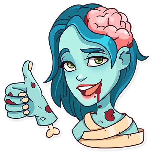 Стикер 3 из набора «Halloween Girl»