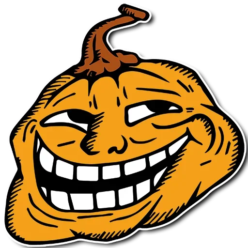Стикер 12 из набора «Halloween Memes :: @TgSticker»