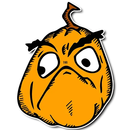 Стикер 7 из набора «Halloween Memes :: @TgSticker»