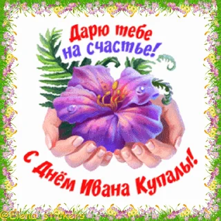 Стикер 9 из набора «Праздники в июле @Elena_stickers»