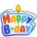 Стикер 14 из набора «Cumpleaños Jelson Aybar»