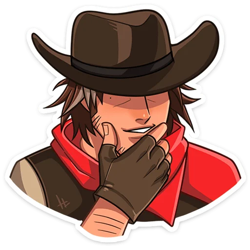 Стикер 11 из набора «Джон и Хуан @stickers_vk»