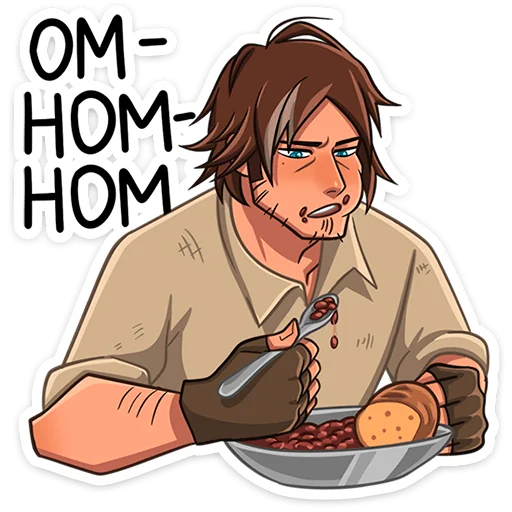 Стикер 12 из набора «Джон и Хуан @stickers_vk»