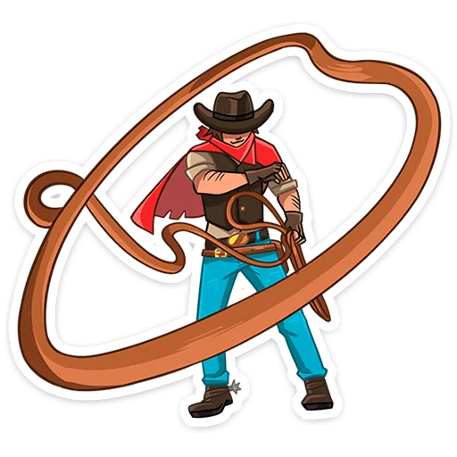 Стикер 15 из набора «Джон и Хуан @stickers_vk»