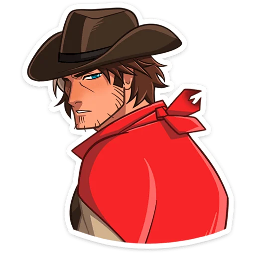 Стикер 20 из набора «Джон и Хуан @stickers_vk»