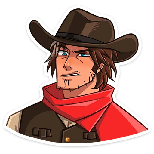 Стикер 5 из набора «Джон и Хуан @stickers_vk»