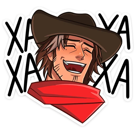 Стикер 6 из набора «Джон и Хуан @stickers_vk»
