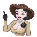 Стикер 13 из набора «Lady Dimitrescu»