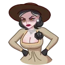 Стикер 15 из набора «Lady Dimitrescu»