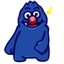 Стикер 1 из набора «[燈神]麵咪媽Emoji»