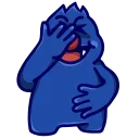Стикер 13 из набора «[燈神]麵咪媽Emoji»