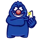 Стикер 15 из набора «[燈神]麵咪媽Emoji»
