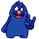 Стикер 16 из набора «[燈神]麵咪媽Emoji»
