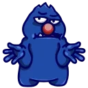 Стикер 17 из набора «[燈神]麵咪媽Emoji»