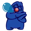Стикер 20 из набора «[燈神]麵咪媽Emoji»