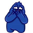Стикер 3 из набора «[燈神]麵咪媽Emoji»