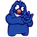 Стикер 10 из набора «[燈神]麵咪媽Emoji»