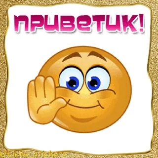 Стикер 1 из набора «Живые эмоции @Elena_stickers»