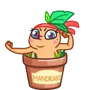 Стикер 11 из набора «Magic Mandrake»