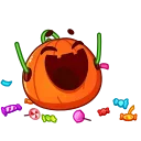 Стикер 16 из набора «Mamkin Pumpkin»