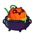 Стикер 17 из набора «Mamkin Pumpkin»