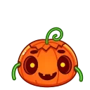 Стикер 8 из набора «Mamkin Pumpkin»