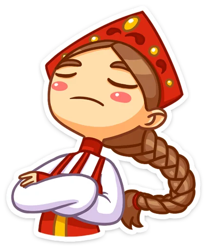Стикер 11 из набора «Масленица @TgSticker»