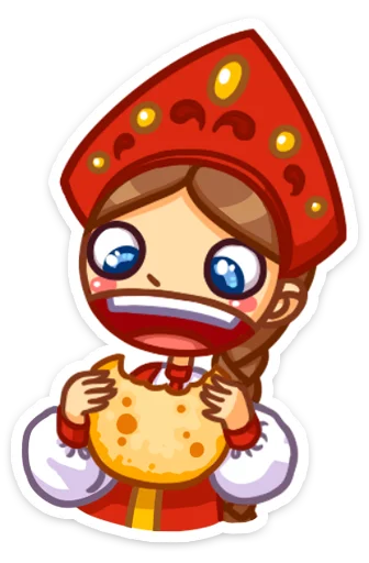 Стикер 6 из набора «Масленица @TgSticker»
