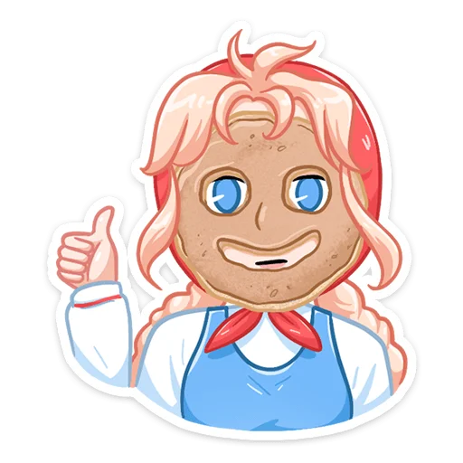 Стикер 2 из набора «Маслёна (@TgSticker)»